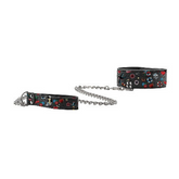 Ouch! Printed Collar With Leash